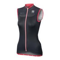 Sportful Women\'s BodyFit Pro Sleeveless Jersey - Black/Grey/Pink - XS