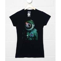 Space Panda Womens T Shirt