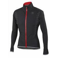 sportful hot pack hi viz norain cycling jacket black medium