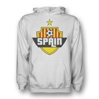 spain country logo hoody white kids