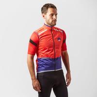 spokesman mens summer cycling gilet red