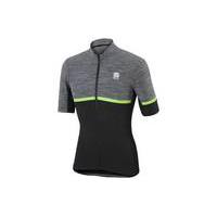 sportful giara short sleeve jersey blackgreen xxl