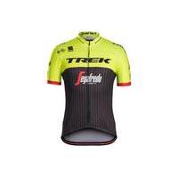 Sportful Trek-Segafredo Replica Training Short Sleeve Jersey | Black/Yellow - XS