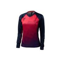 specialized womens andorra comp long sleeve jersey bluepink m
