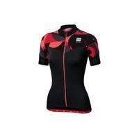Sportful Women\'s Primavera Short Sleeve Jersey | Black/Pink - XL
