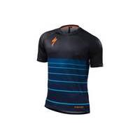Specialized Enduro Comp Short Sleeve Jersey | Grey/Blue - XL