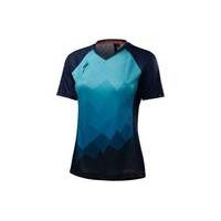 Specialized Women\'s Andorra Comp Short Sleeve Jersey | Grey/Blue - XL