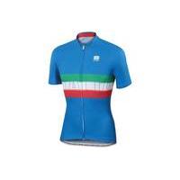 Sportful Italia Short Sleeve Jersey | Blue - XXL