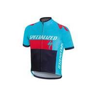 specialized rbx youth comp logo short sleeve jersey blackblue m