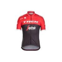 Sportful Trek-Segafredo Replica Short Sleeve Jersey | Black/Red - M