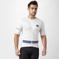 spokesman mens climbers cycling jersey white white