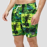 Speedo Printed Leisure 18 Swimming Shorts - Green, Green