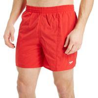 Speedo Men\'s Solid Swimming Shorts - Red, Red