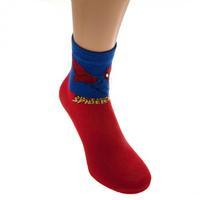 Spider-Man Boys Socks 1 Pack Junior 9-12 RD