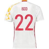 Spain Away Shirt 2016 - Kids with Isco 22 printing, N/A