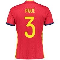 spain home shirt 2016 kids with pique 3 printing na