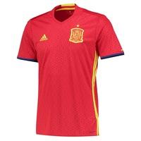 Spain Home Shirt 2016 Red, Red