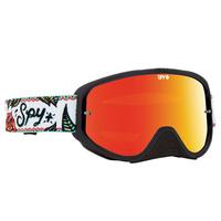 Spy Ski Goggles WOOT RACE CALAVERAS - SMOKE W/ RED SPECTRA(+CLEAR ANTI FOG W/ POSTS)