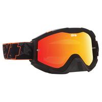 Spy Ski Goggles KLUTCH Orange Highlighter-Smoke W/Red Spectra+Clear Afp
