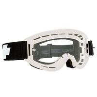 spy ski goggles breakaway white clear w post