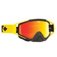Spy Ski Goggles OMEN MX JERSEY YELLOW - SMOKE W/ RED SPECTRA (+CLEAR ANTI FOG W/ POS