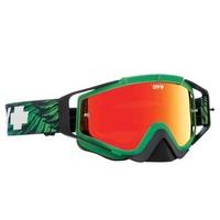 Spy Ski Goggles OMEN MX ROAD 2 RECOVERY - SMOKE W/ RED SPECTRA (+CLEAR ANTI FOG W/ P