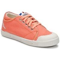 springcourt ge1 canvas lace boyss childrens shoes trainers in orange