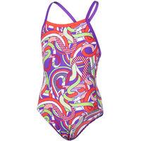 Speedo Girl\'s Astro Fizz Allover Thinstrap Crossback Swim Children\'s Swimwear