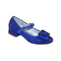 sparkle club blue heeled shoes