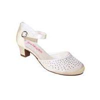 Sparkle Club Ivory Satin Shoes