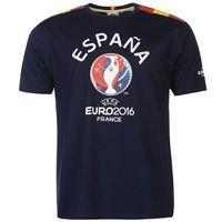 Spain UEFA Euro 2016 Graphic T-Shirt (Navy)