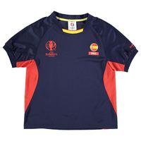 Spain UEFA Euro 2016 Poly Training Tee (Navy) - Kids