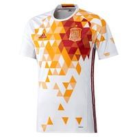 Spain Away Authentic Shirt 2016 White, White
