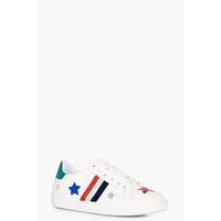 sports stripe star trainer green