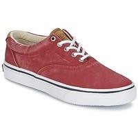 sperry top sider striper cvo mens shoes trainers in red