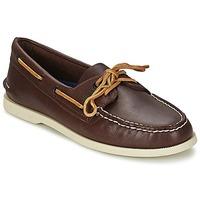 sperry top sider ao 2 eye mens boat shoes in brown