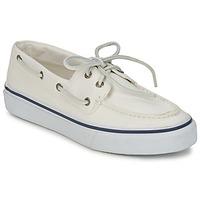sperry top sider bahama mens boat shoes in white
