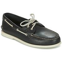 sperry top sider ao 2 eye mens boat shoes in blue