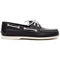 Sperry Top-Sider Classic Leather Boat Shoe Navy men\'s Boat Shoes in blue