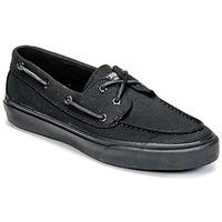 sperry top sider bahama 2 eye mens boat shoes in black