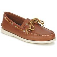 sperry top sider ao two eye mens boat shoes in brown