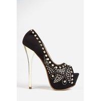 Spike Studded Metal Heels