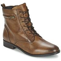 spm montblanc womens mid boots in brown