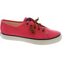 sperry top sider seacoast womens shoes trainers in pink