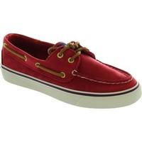 sperry top sider bahama womens boat shoes in red