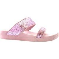 Spot on f10268 women\'s Mules / Casual Shoes in pink