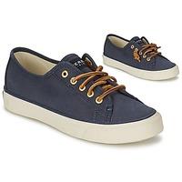 sperry top sider seacoast womens shoes trainers in blue