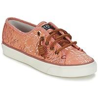 sperry top sider seacoast fish circle womens shoes trainers in pink