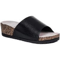 Spylovebuy CUPCAKE Open Peep Toe Platform Wedge Heel Slider Sandals Shoes women\'s Mules / Casual Shoes in black