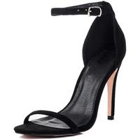 Spylovebuy PRETTY Adjustable Buckle High Heel Stiletto Sandals Shoes - Bla women\'s Court Shoes in black